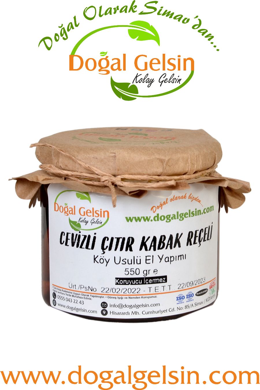 Doğal%20Gelsin%20Cevizli%20Çıtır%20Kabak%20Reçeli%20-%20550%20gr