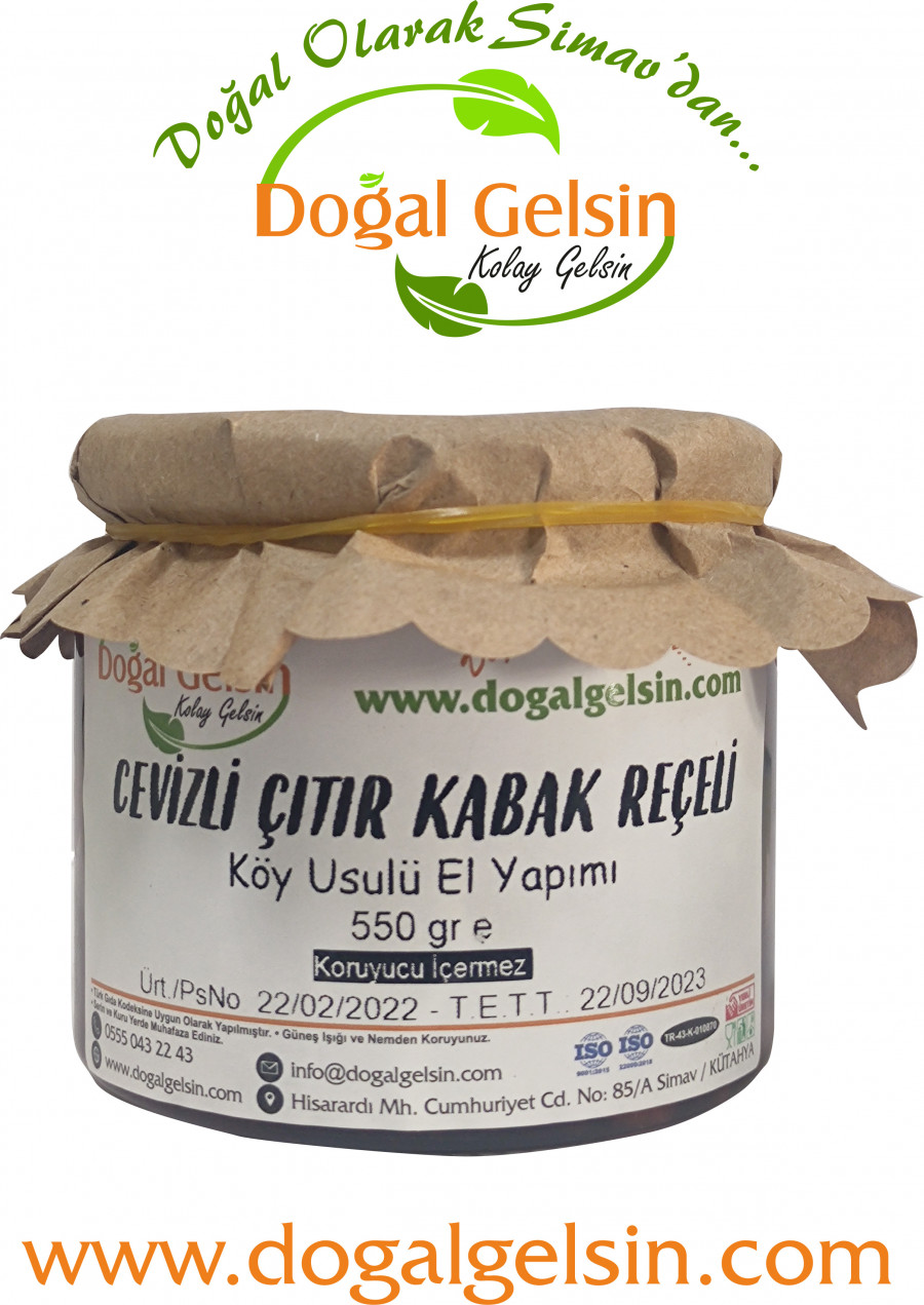 Doğal%20Gelsin%20Cevizli%20Çıtır%20Kabak%20Reçeli%20-%20550%20gr