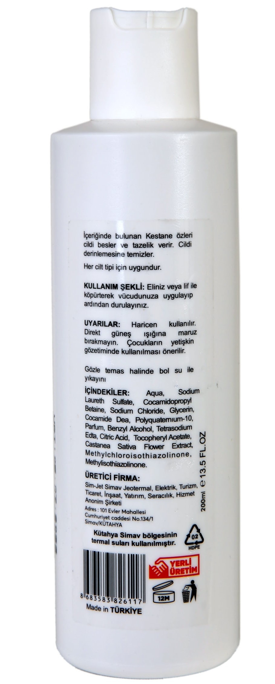 SİMAV%20Coğrafi%20İşaretli%20Kestane%20Özlü%20ve%20Termal%20Sulu%20Duş%20Jeli%202’li%20Set%20400ML%20+%20200ML