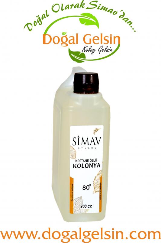 SİMAV%20Kestane%20Özlü%20ve%20Termal%20Sulu%20Kolonya%202’li%20Set%20900ml%20+%20400ml