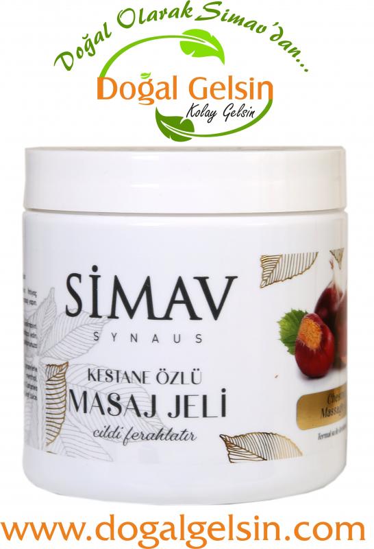 SİMAV%20Coğrafi%20İşaretli%20Kestane%20Özlü%20ve%20Termal%20Sulu%20Masaj%20Jeli%20-%20500%20ml