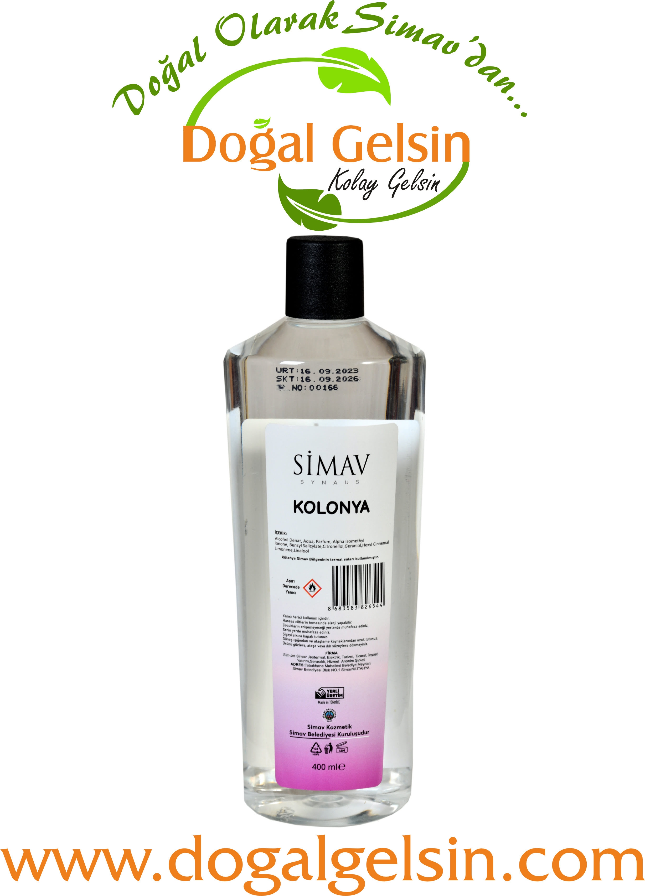 SİMAV%20Termal%20Sulu%20Şakayık%20Kolonyası%20-%20400%20ml