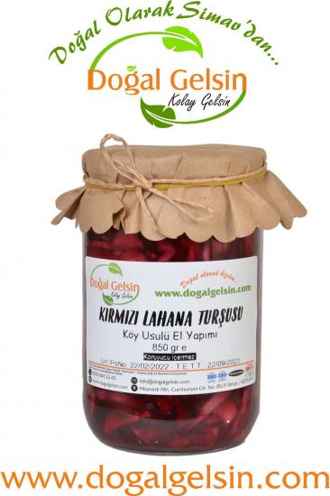 Doğal Gelsin Kırmızı Lahana Turşusu - 850 gr