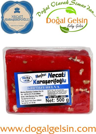 Meşhur Necati Karaşerifoğlu Kırmızı Yaz Helvası - 500 gr