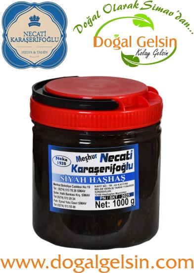 Meşhur Necati Karaşerifoğlu Siyah Haşhaş Ezmesi - 1 kg